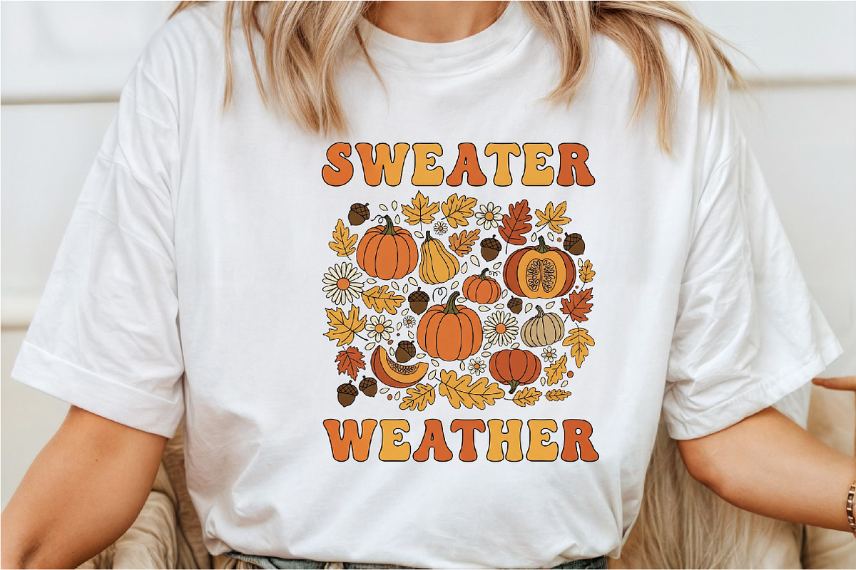 Sweater Weather PNG, Fall Pumpkin, a Seasonal Illustration by Rose Art (Photo 4 of 4)