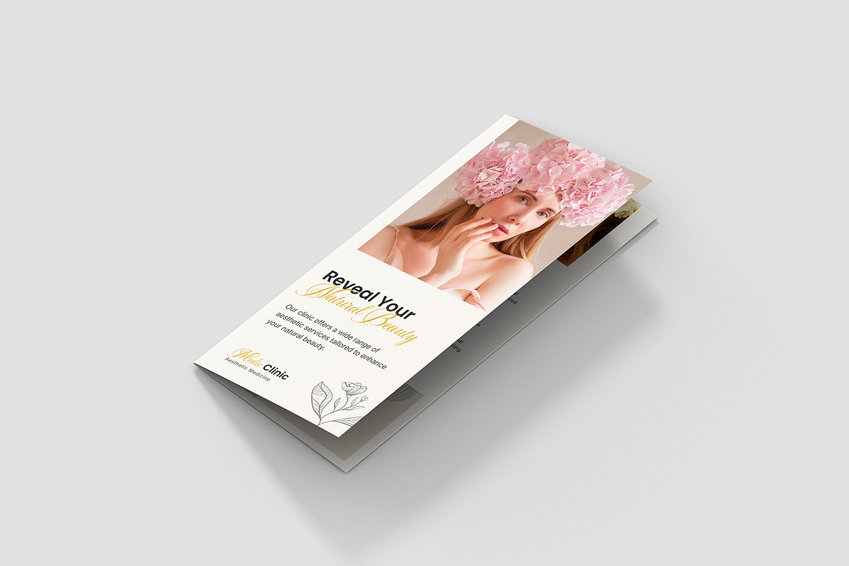 Beauty Clinic Brochure Trifold Canva, a Brochure Template by artbart (Photo 5 of 9)