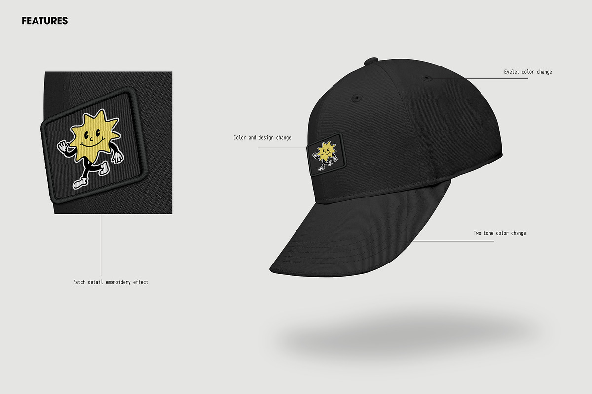 Baseball Caps Hat Mockup Drop 4, a Hat Mockup by made_by_nope (Photo 5 of 6)