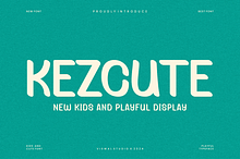Kezcute - Playful Font