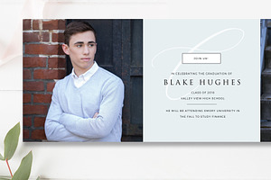 Folded Graduation Card Template