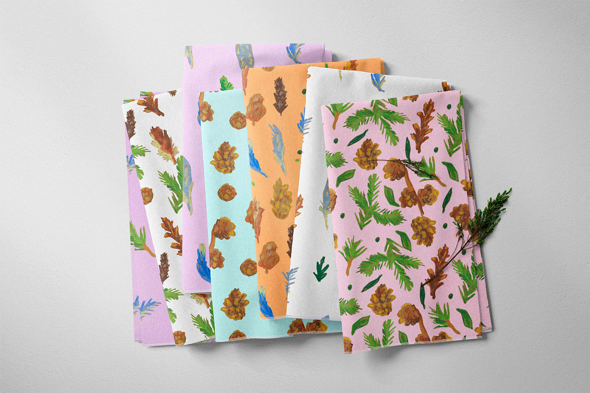 Kids Crayon Nature Elements Seamless, a Pattern Graphic by Lucyinyourheart (Photo 5 of 10)