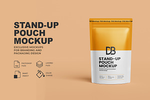 Stand-up Pouch Mockup, a Product Mockup by Designbuys