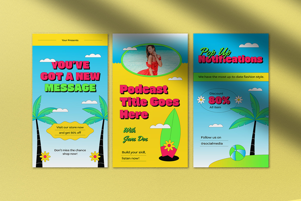 Blue Branding Coach Instagram Pack, a Social Media Template by graphicook (Photo 3 of 5)