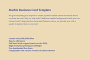 Marble Business Card Template, a Business Card Template by Studio Chen (Thumbnail 5 of 5)