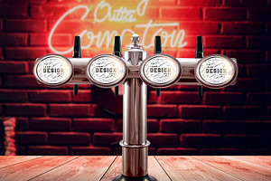 Beer Tap Label Mock-up #25