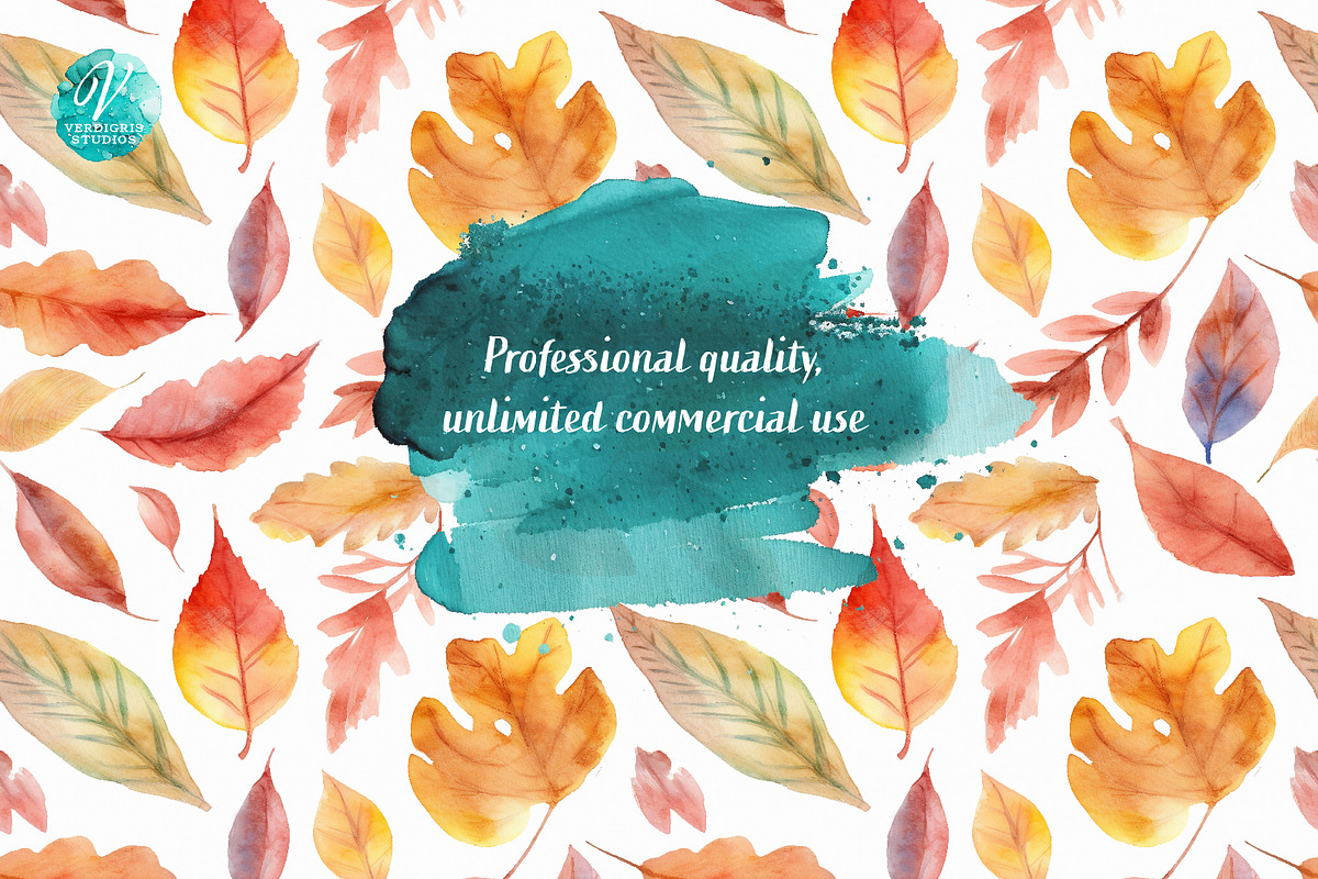Pastel Fall Patterns, a Seasonal Illustration by Verdigris Studios (Photo 4 of 4)