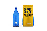 Coffee Pouch. Front and side views, a Packaging Mockup by easymock (Thumbnail 8 of 8)
