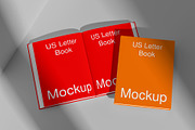 US Letter Book Mockup - 8 Views, a Books & Magazine Mockup by Illusiongraphic (Thumbnail 9 of 23)