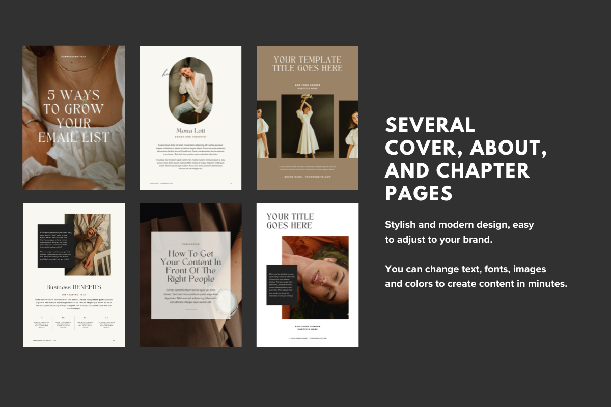 Canva Ebook / Workbook / Lead Magnet, a Marketing Template by Evelina Lesniewska Design (Photo 3 of 8)