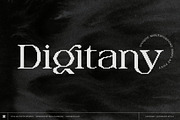DIGITANY, a Serif Font by Bagerich Type Foundry (Thumbnail 1 of 9)