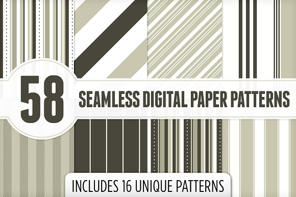 Seamless Digital Paper Patterns 2 preview 4