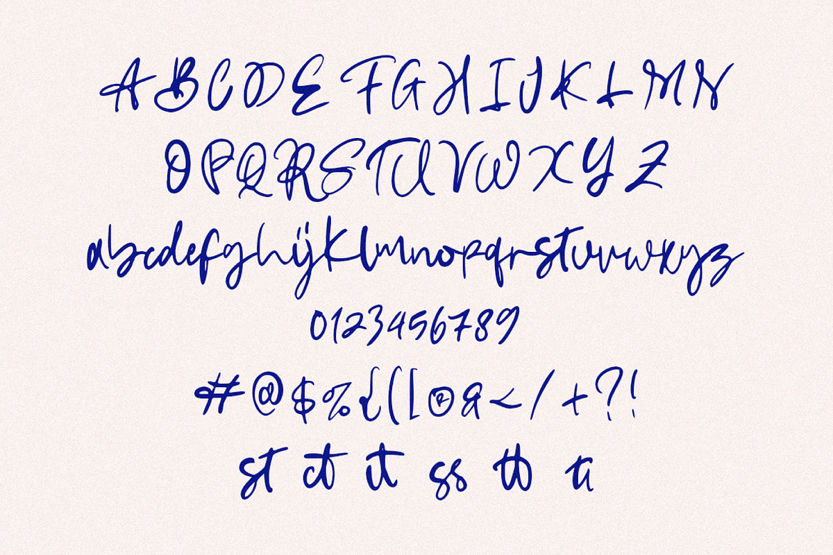 Bailett Hand - Handwritten Font, a Script Font by Prioritype Co (Photo 10 of 10)