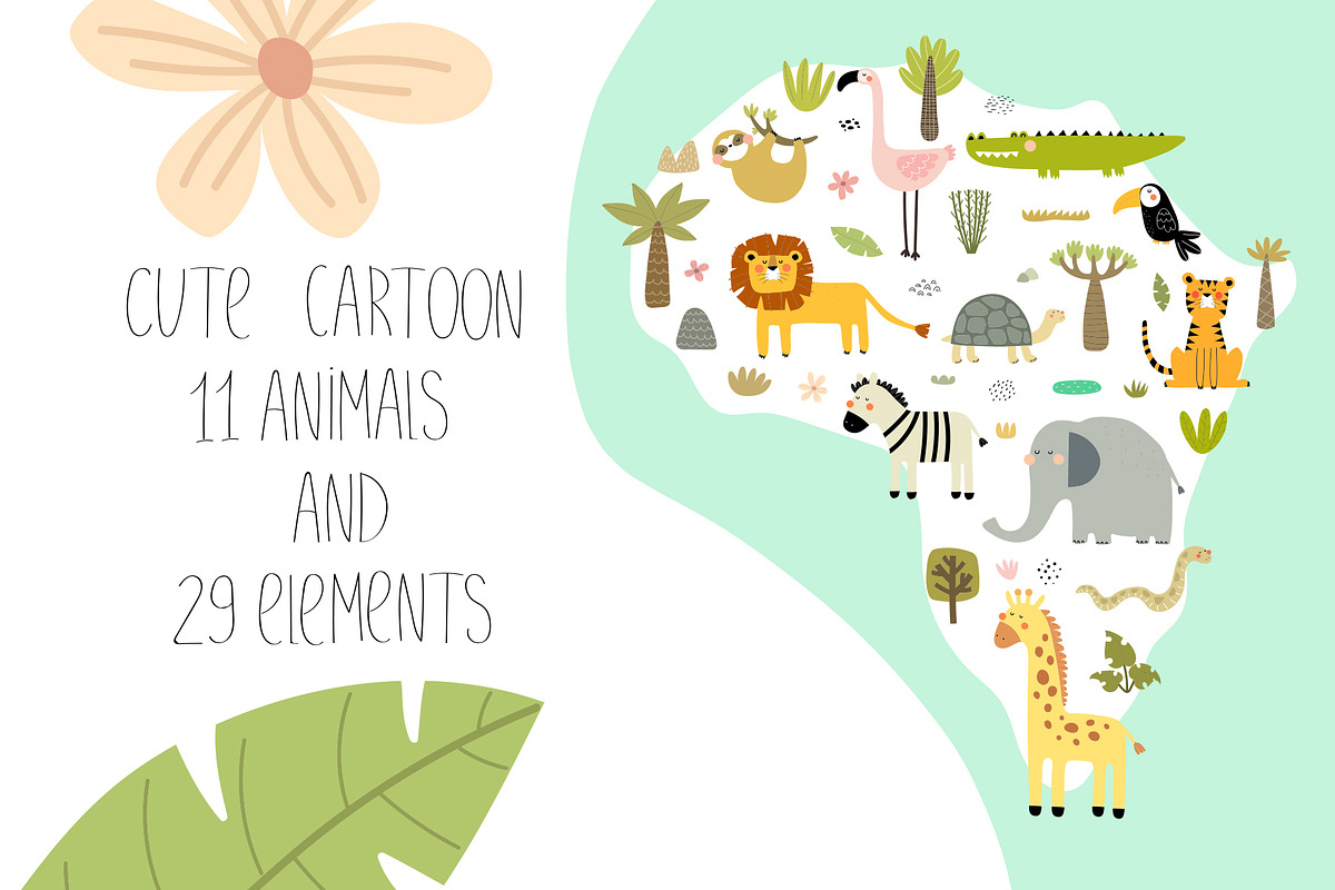 African Animals, a Graphic by AnnieArt (Photo 2 of 6)