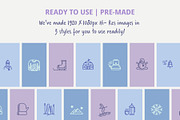 Winter Instagram Highlight Covers, a Social Media Template by Amogh Design (Thumbnail 3 of 8)