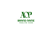 Letter AOP Logo Design Vector, a Branding & Logo Template by Abir Hossain Waffi (Thumbnail 1 of 4)