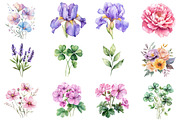 Botanical Spring Blooms Png, an Illustration by CitraGraphics (Thumbnail 2 of 5)