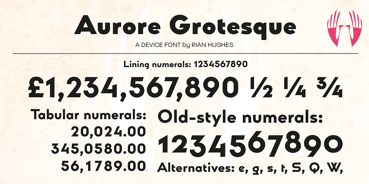 Aurore Grotesque, a Sans Serif Font by Device (Photo 9 of 12)