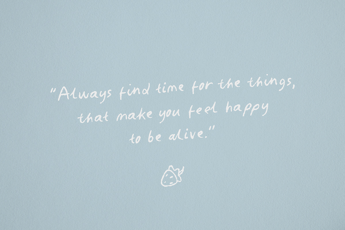Coarse Ground Handwritten Font, a Handwritten Font by Cute Atelier (Photo 2 of 11)