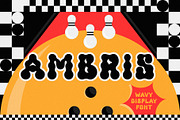 Ambris Display Font, a Sans Serif Font by CuteDreamyDesign (Thumbnail 1 of 9)