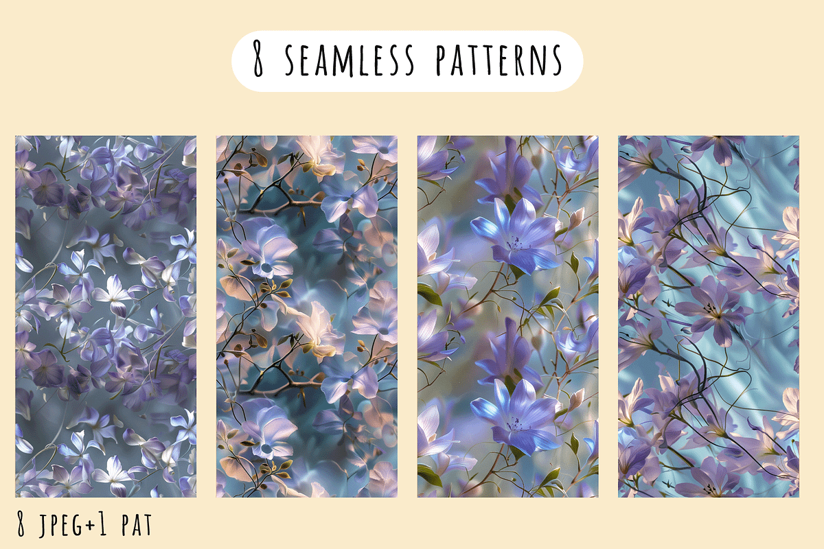 Glowing Spring - Floral Patterns, a Pattern Graphic by Art Sproot (Photo 3 of 6)
