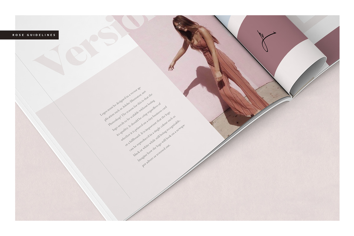 ROSE — Brand Guidelines, a Brochure Template by Studio Standard (Photo 3 of 16)