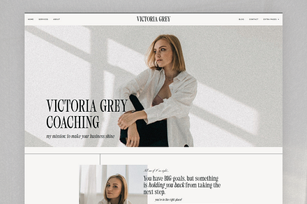 Victoria | WordPress, Elementor pro, a WordPress Template by DesignWithCris