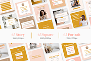 Boho Instagram Templates, Canva, a Social Media Template by Ciera Design Templates (Thumbnail 4 of 10)