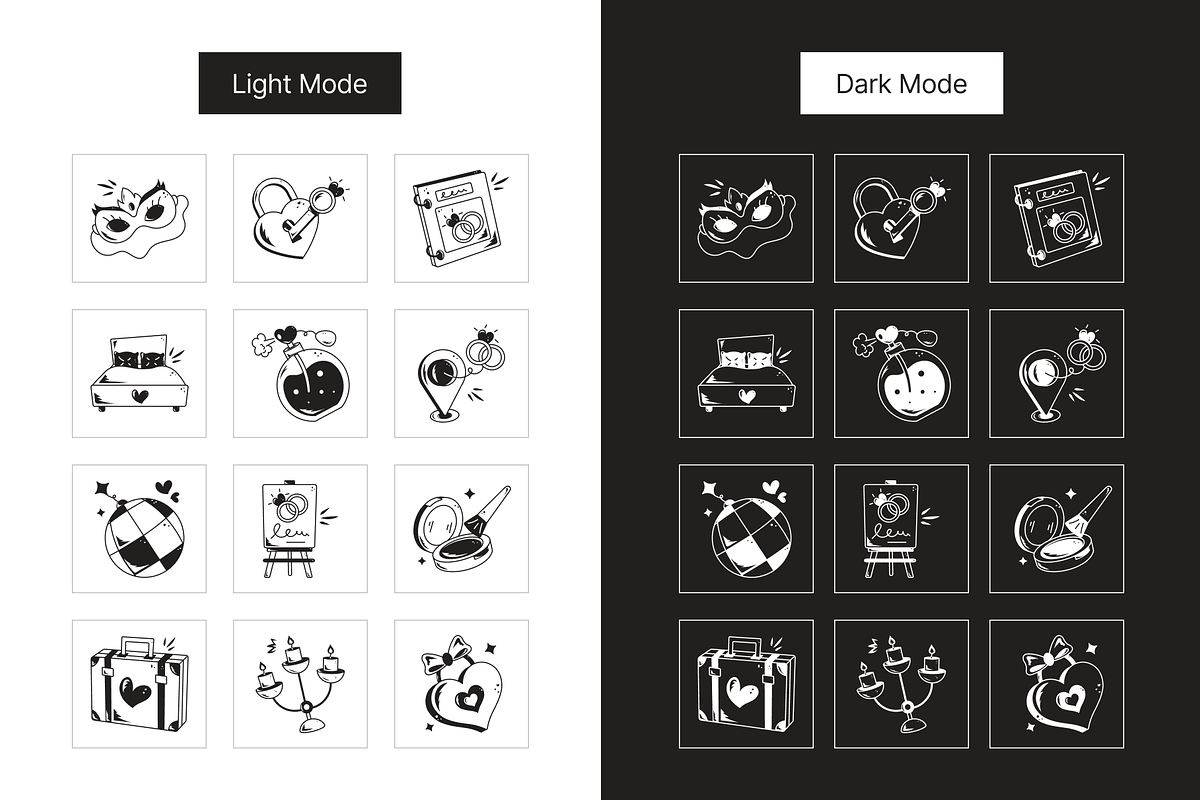 Animated Wedding Icons, a Solid Icon by Prosymbols (Photo 3 of 7)
