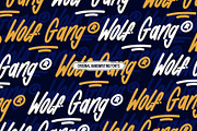 Wolf Gang - Vintage Typeface, a Script Font by Fateh.Lab (Thumbnail 11 of 15)