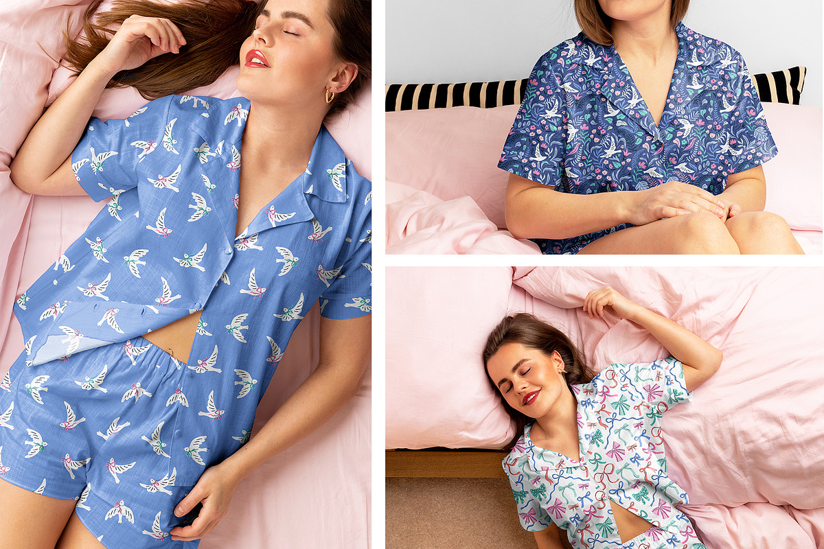 Preppy bird seamless patterns, a Pattern Graphic by Alenkakarabanova (Photo 2 of 5)