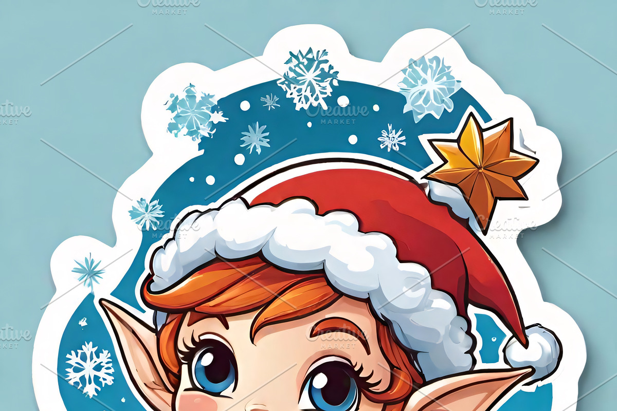 Jolly Christmas Elves Bundle, an Illustration by ETARA by Mea Hau (Photo 6 of 7)