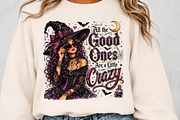 Sassy Witch Girl Halloween PNG, a Seasonal Illustration by Canvas Craft (Thumbnail 5 of 6)