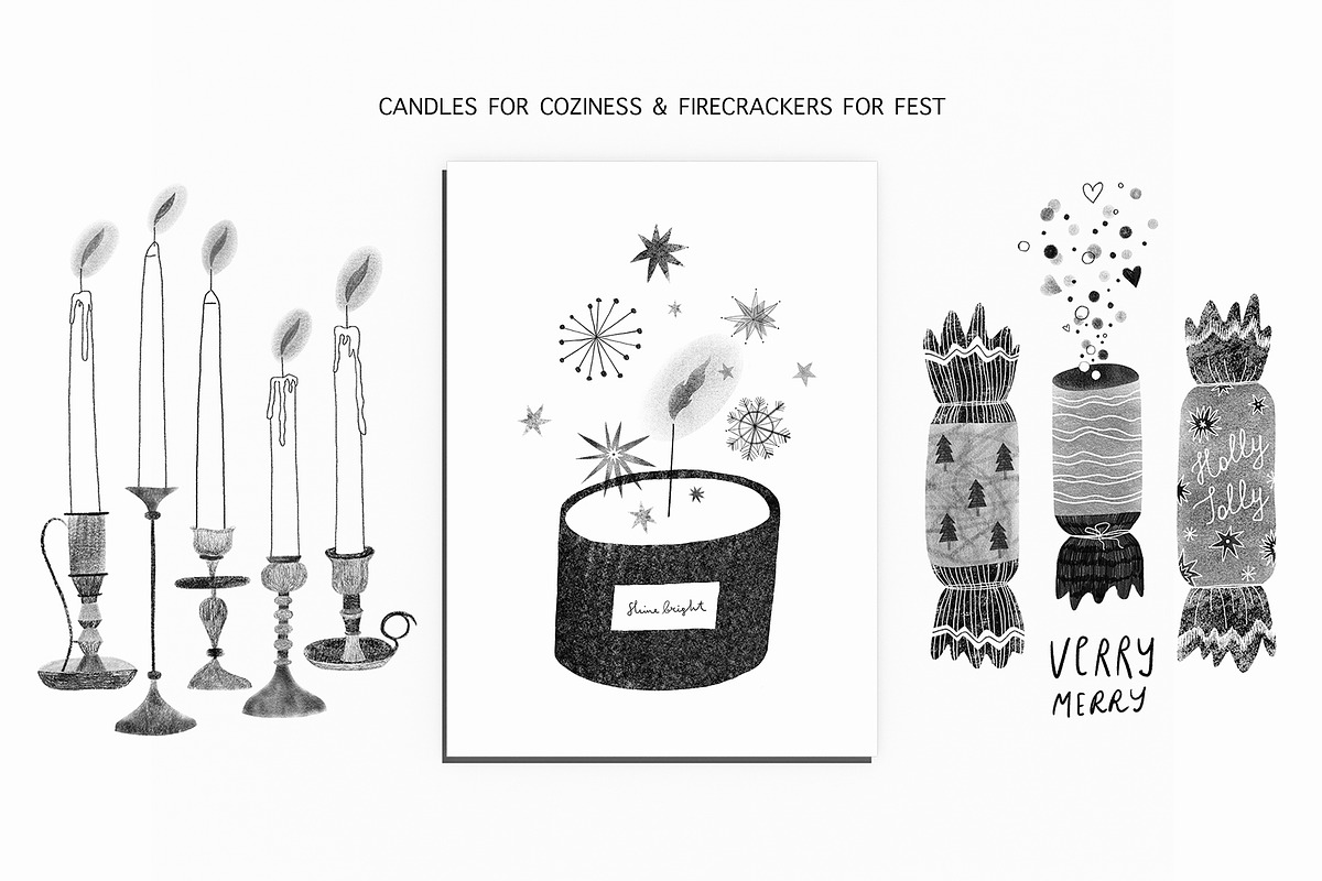 Time to Miracles. Graphic Christmas, a Seasonal Illustration by Annakniaz (Photo 5 of 13)