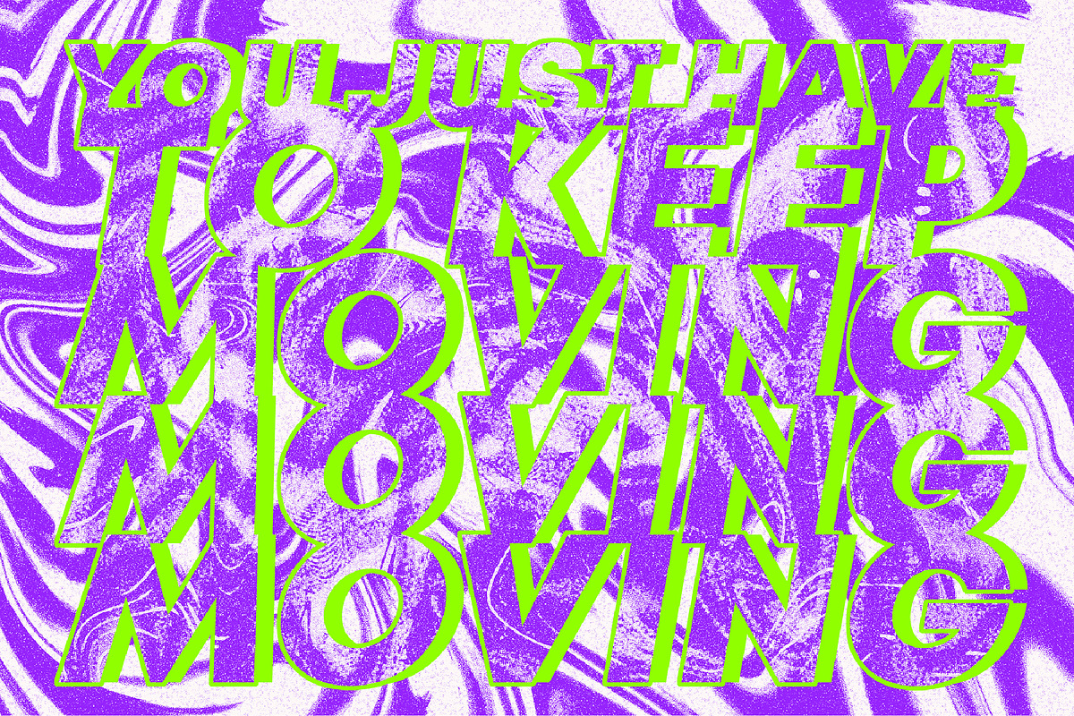 Duotone Psychedelic Textures, a Texture Graphic by angelainthefields (Photo 6 of 9)