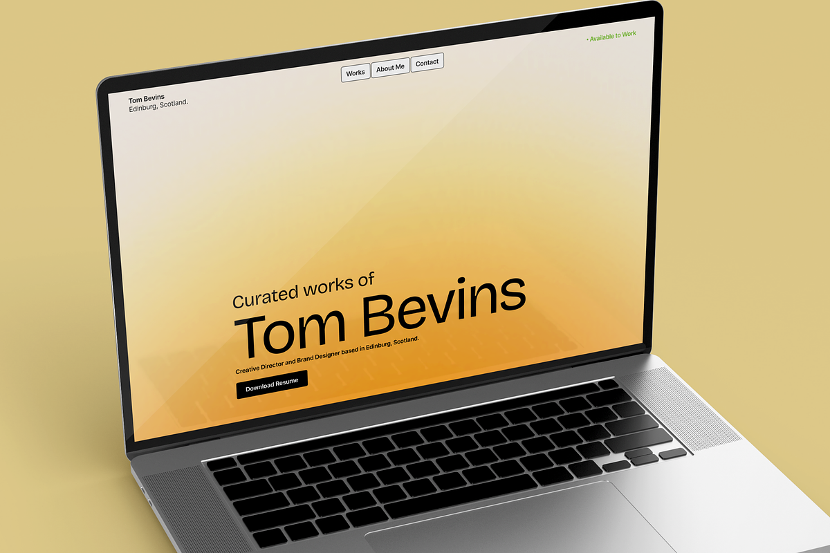 Portfolio Website Figma Template, an UI Kit Template by Rozepaars Design (Photo 2 of 5)