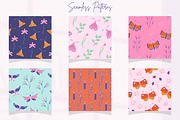 Hand-drawn floral clipart & patterns, a Decorative Illustration by CapriceMeDesigns (Thumbnail 7 of 18)