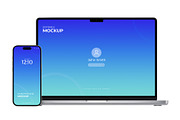 Laptop Macbook Screen Mockup Bundle, a Mac Mockup by graphypix (Thumbnail 12 of 14)