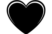 Heart Icons Silhouette, an Object Graphic by Creativeshirt (Thumbnail 9 of 17)