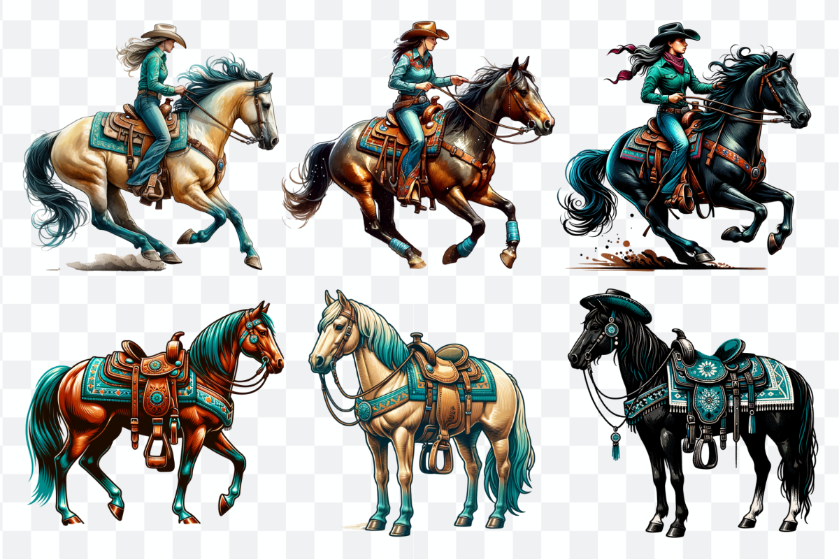 Western Cowgirl Sublimation Bundle, a Decorative Illustration by Bubble Pixel (Photo 3 of 10)