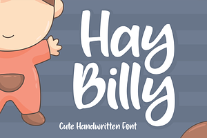 Hay Billy - Handwritten Font