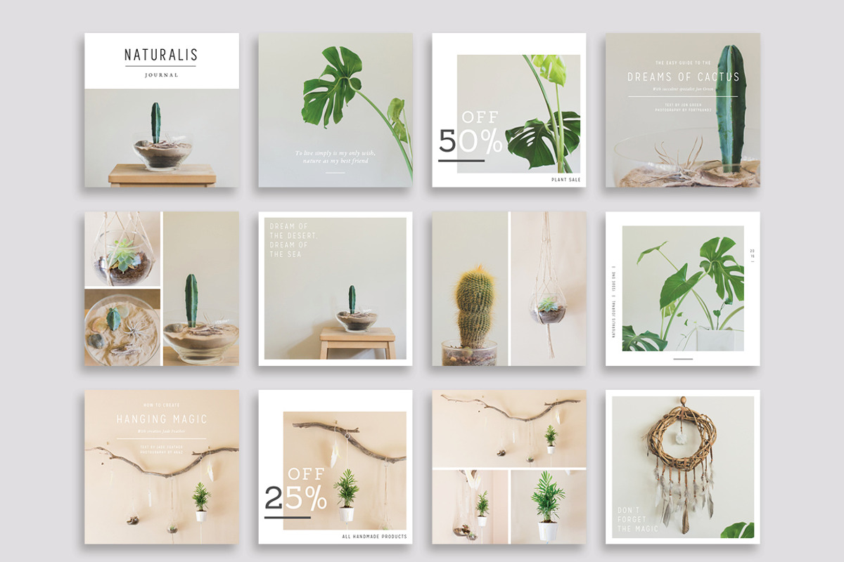 NATURALIS  Social Media BUNDLE, a Social Media Template by 46&2 Collective (Photo 7 of 11)
