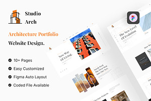 Studio Arch Architecture Figma UI