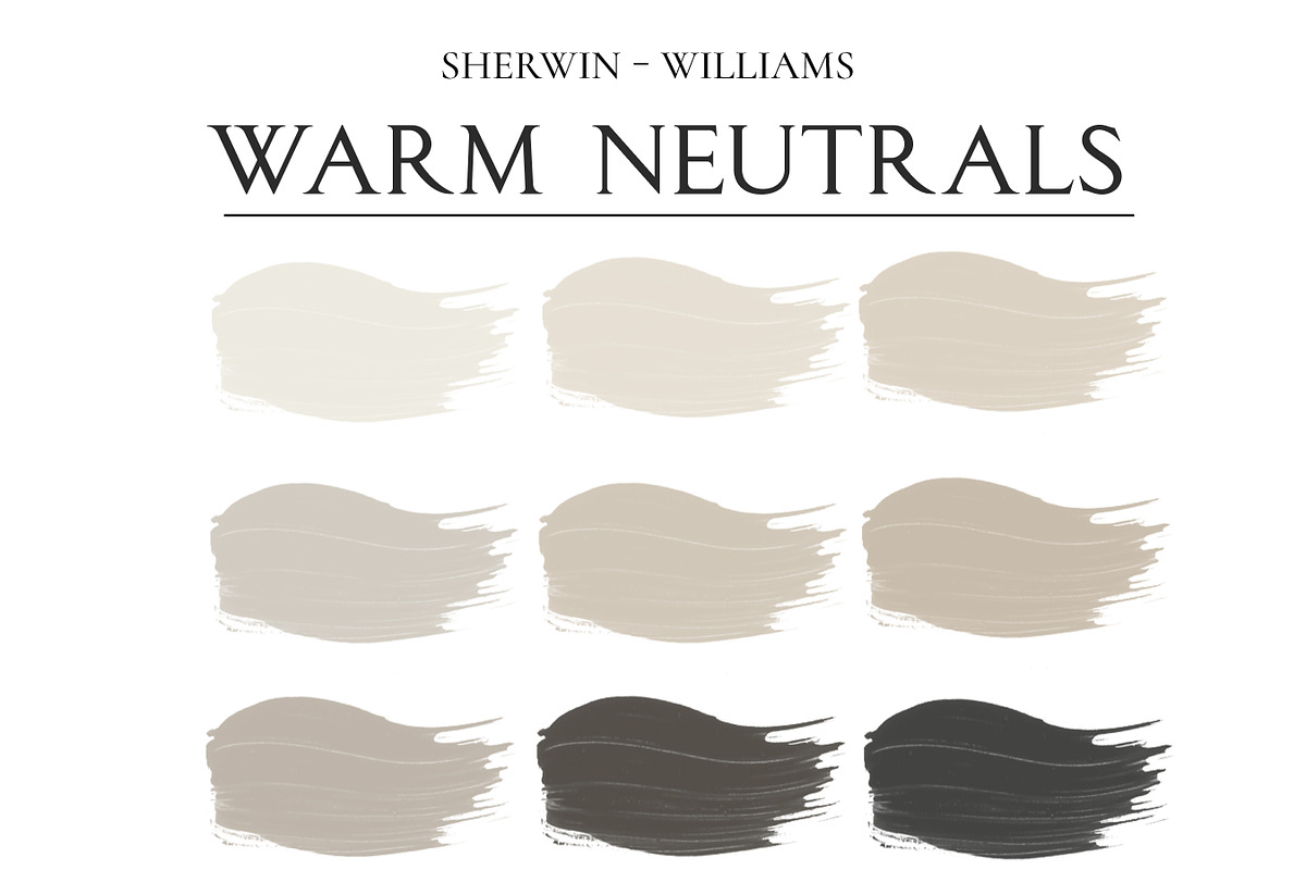 SW Warm Neutrals Home Paint Palette, a Presentation Template by CONCEPT COLORS (Photo 2 of 9)