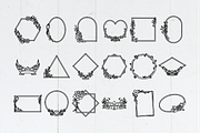 50 Floral Frames - SVG Cut Files, a Decorative Illustration by Arshad Ali (Thumbnail 8 of 9)