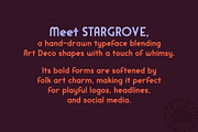 Stargrove, a Sans Serif Font by Fairwren Creative (Thumbnail 5 of 9)