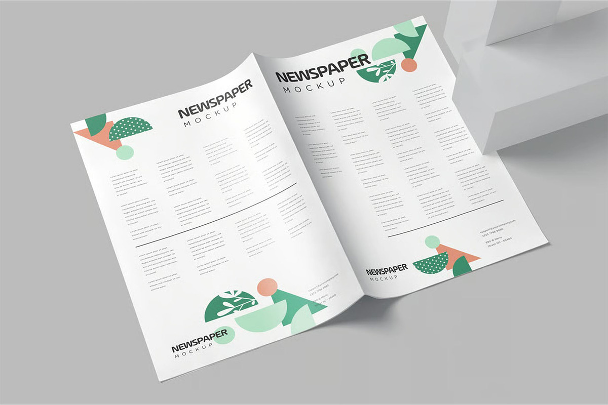 Newspaper Advert Mockups, an Advertising Mockup by megostudi0 (Photo 8 of 8)