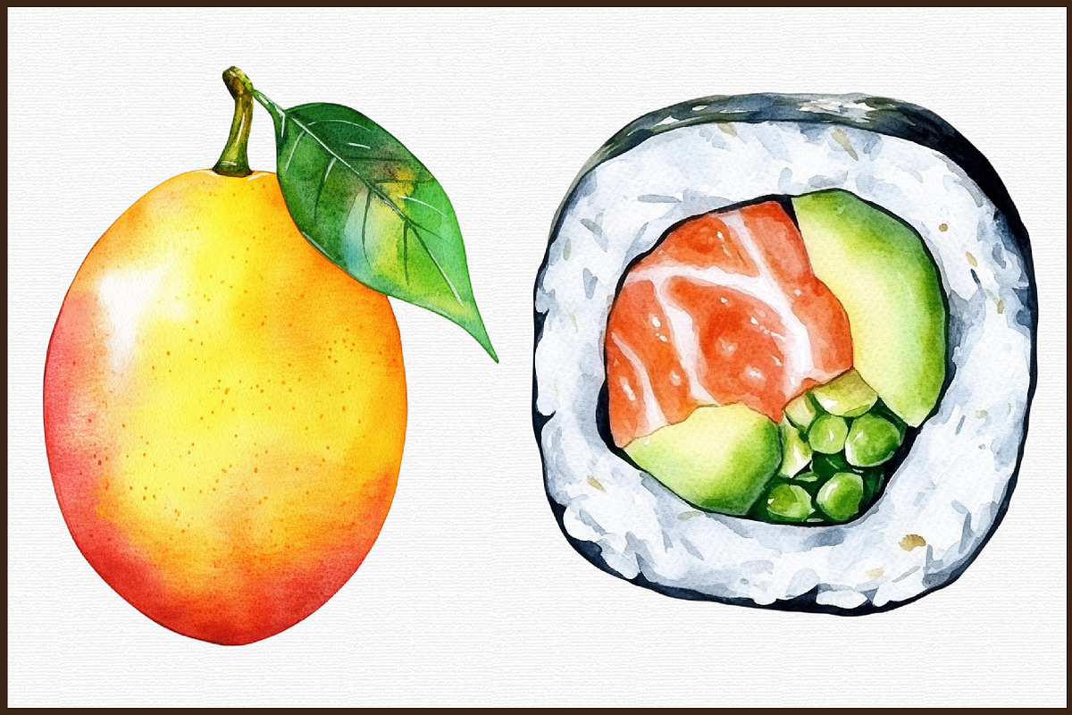 Summer Day Food Clipart, an Illustration by Sublimation Artist (Photo 3 of 6)