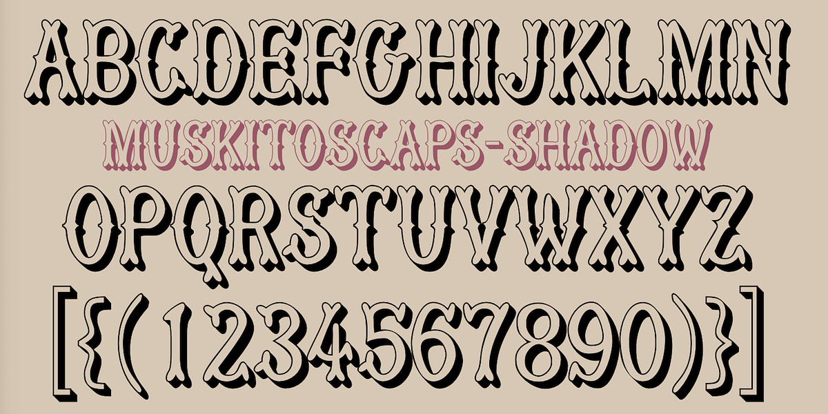 MuskitosCaps, a Font by Ingrimayne Type (Photo 4 of 5)