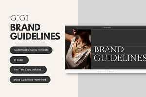 GIGI Brand Guidelines Canva Template